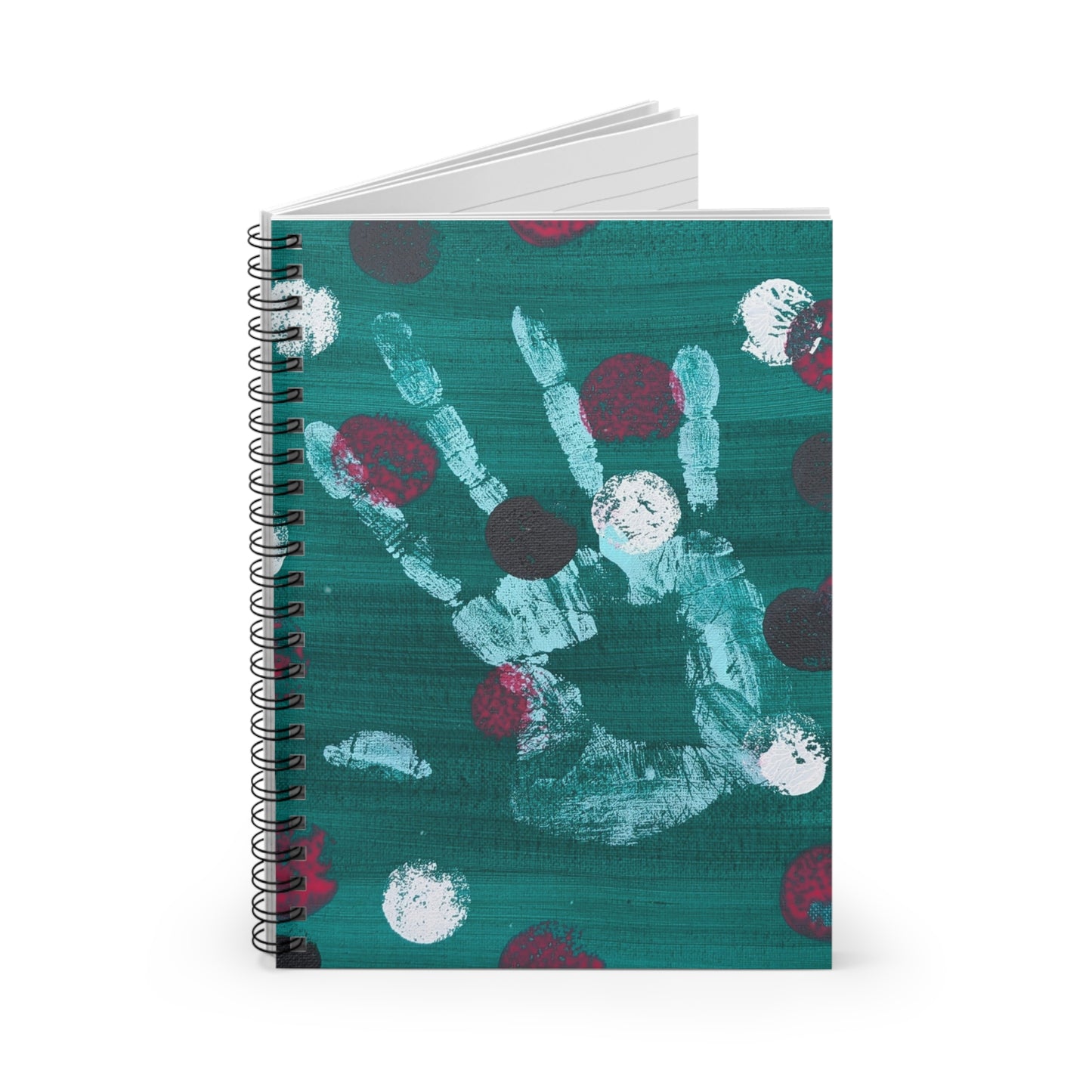 Handprint Garden Spiral Notebook | Artwork by Teresa | SG808 Artist Collection