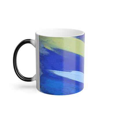 Cool Currents Color Changing Mug | Artwork by Tracy | SG808 Artist Collection