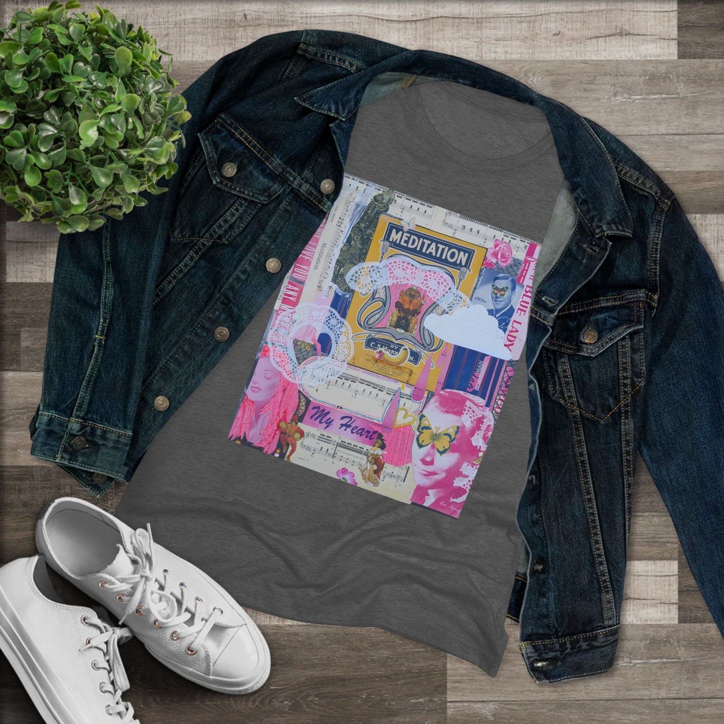 Meditation Collage Women’s Triblend Tee