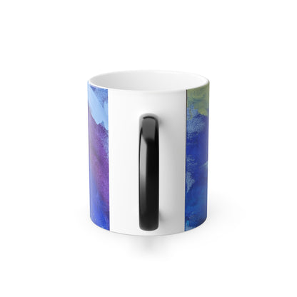 Cool Currents Color Changing Mug | Artwork by Tracy | SG808 Artist Collection