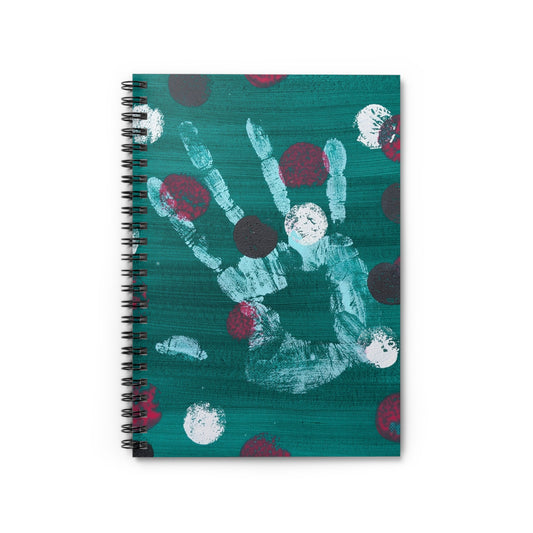 Handprint Garden Spiral Notebook | Artwork by Teresa | SG808 Artist Collection