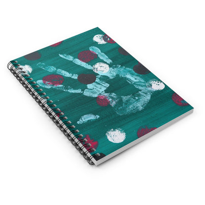 Handprint Garden Spiral Notebook | Artwork by Teresa | SG808 Artist Collection