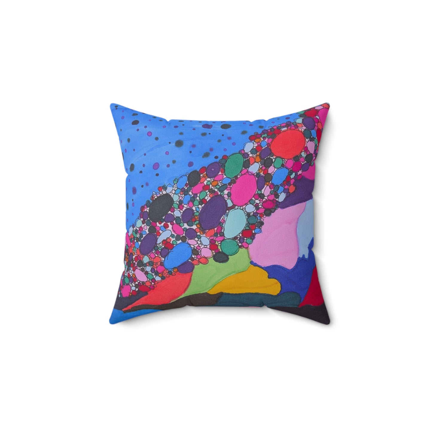 Modern Art Throw Pillow | SG808 Artist Collection Teresa