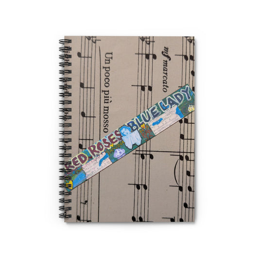 Red Roses for a Blue Lady Diary Spiral Notebook | SG808 Artist Collection