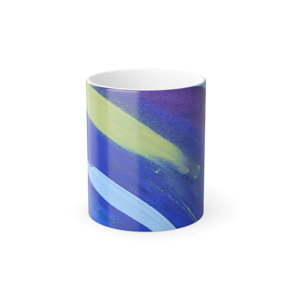 Cool Currents Color Changing Mug | Artwork by Tracy | SG808 Artist Collection