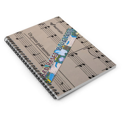 Red Roses for a Blue Lady Diary Spiral Notebook | SG808 Artist Collection